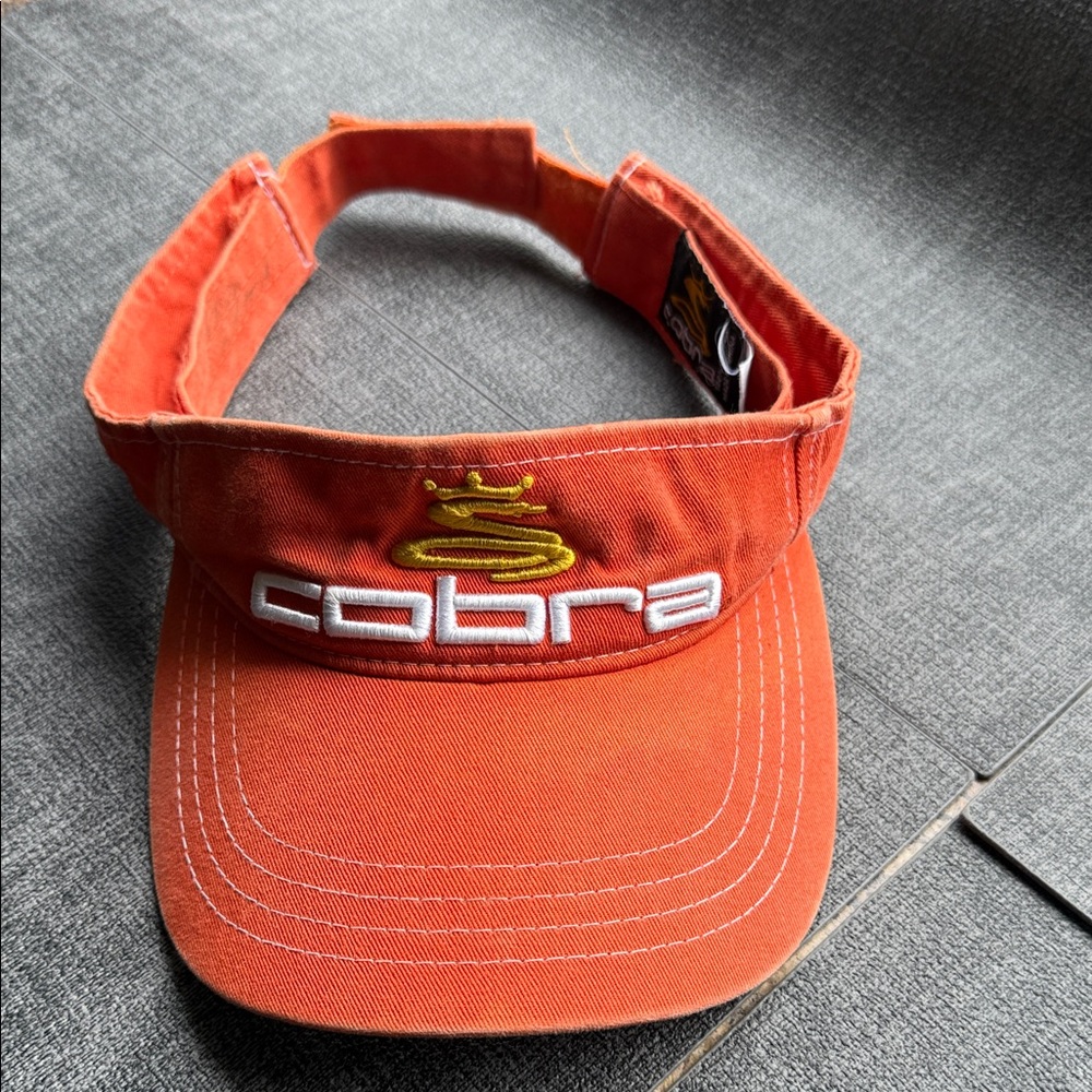 Cobra FJ Pro V 1 Orange Sun Visor - Velcro